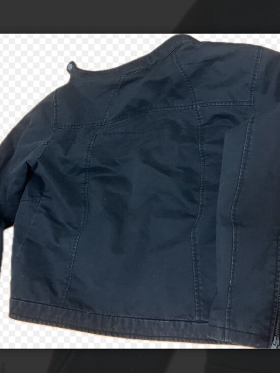 A/X Armani Exchange Black Moto Style Jacket Mens Sz Large - Picture 5 of 8